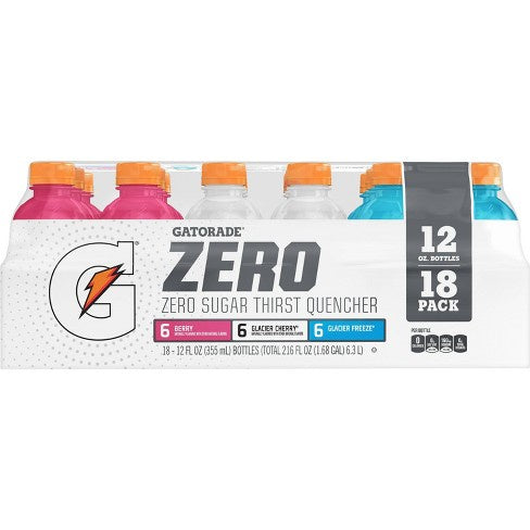 Gatorade Sports Drink Zero Variety 18pk