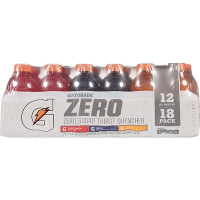 Gatorade Zero 18pk Variety grape/org/fruit