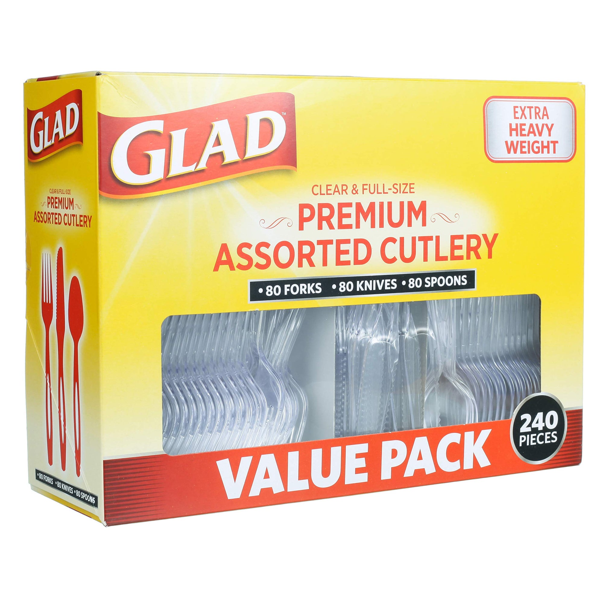 Glad Assorted Cutlery 240ct