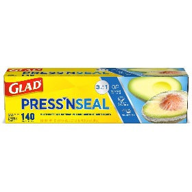 Glad plastic wrap-press n` seal 140sq ft