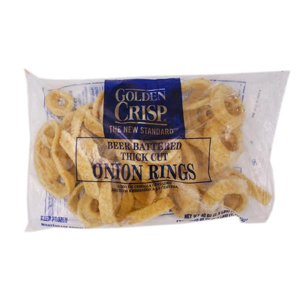 Golden Crisp Beer Battered Thick Cut Onion Rings 40oz