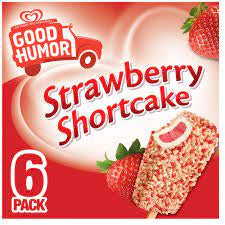 Good Humor Strawberry Shortcake Ice Cream Bars 6ct