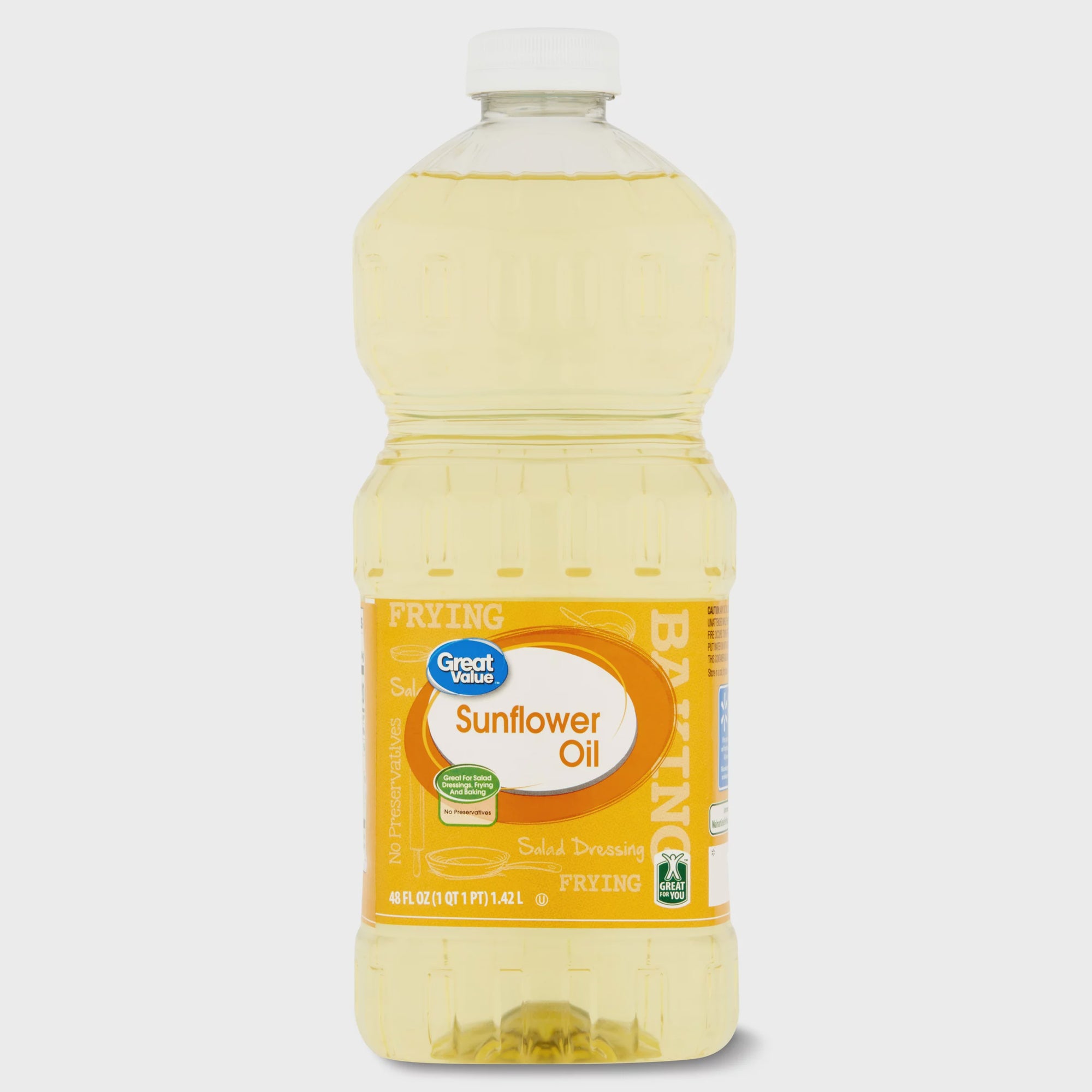 Great Value Sunflower Oil 48oz