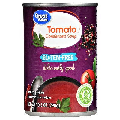 Great Value Gluten Free Tomato Soup 10.5oz.