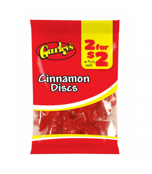 Gurley's Cinnamon Discs Candy 3.25oz