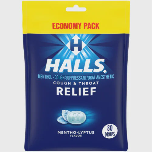 Hall's Mentho-Lyptus Economy Bag 80ct