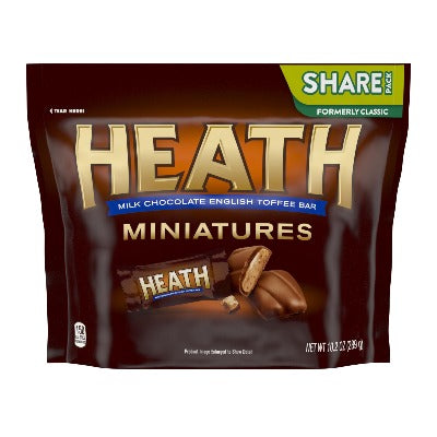 Heath Miniatures Wrapped Candy 10.2 oz