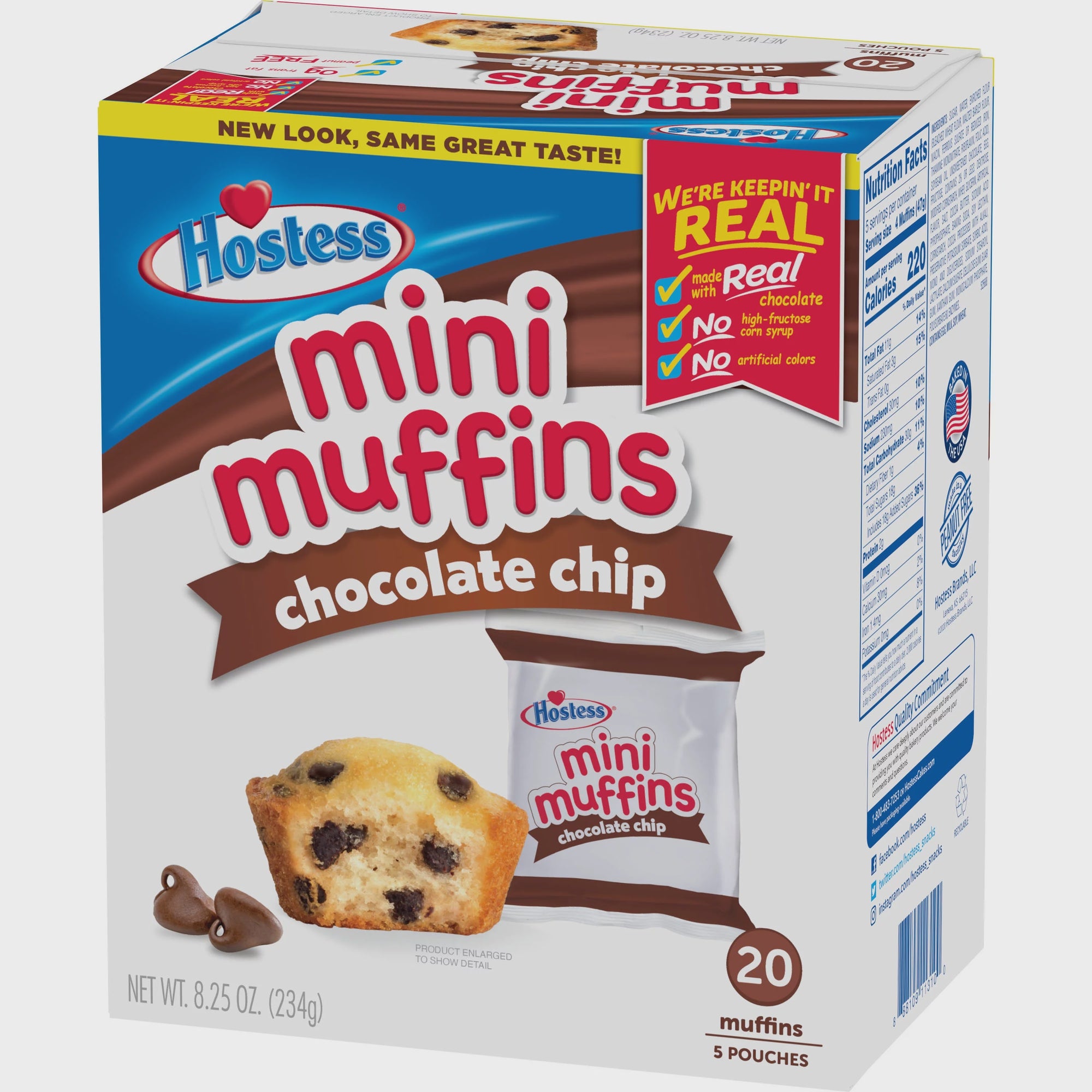 Hostess Mini Muffins Choc Chip 5 pack