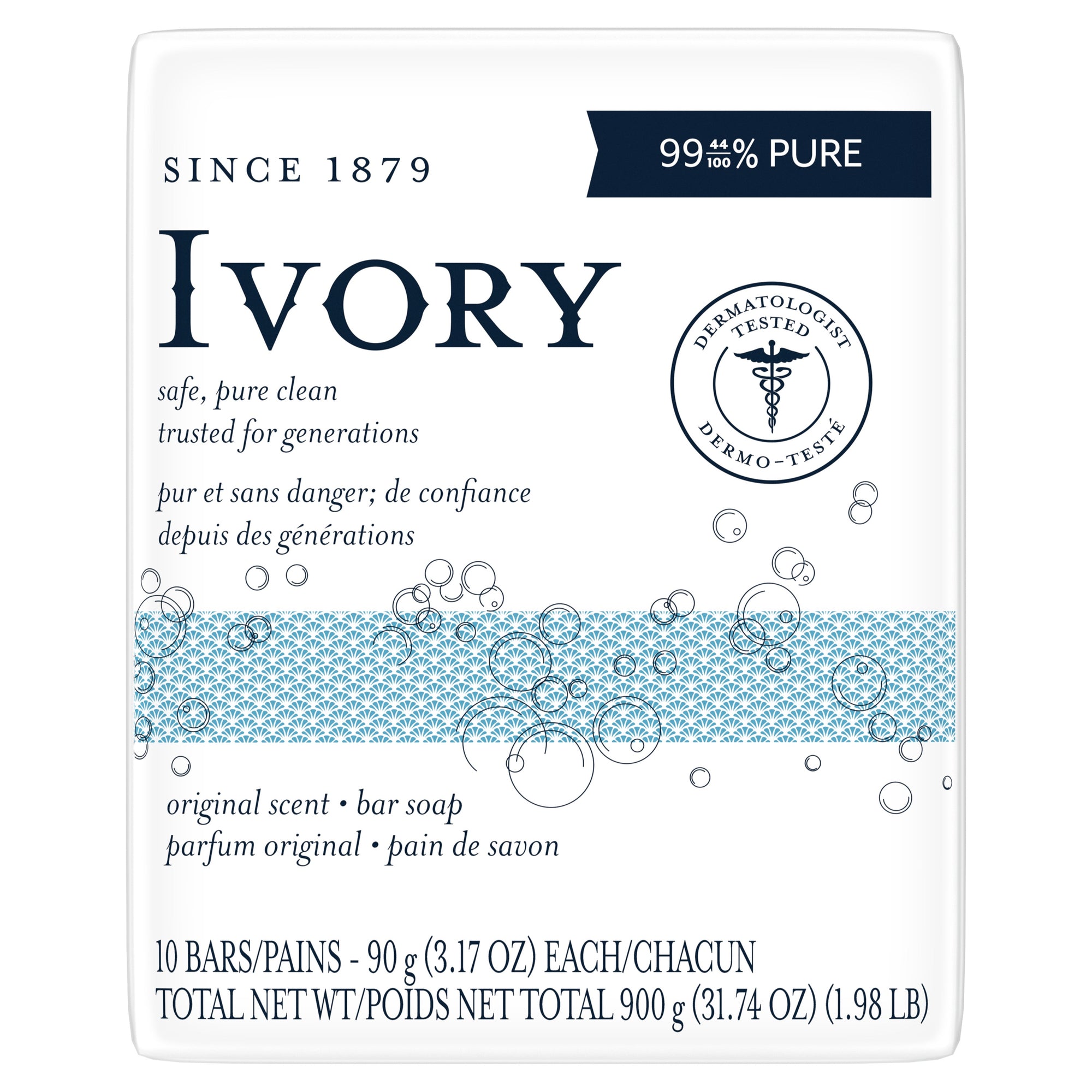 Ivory Original Scent Bar Soap 10 Count