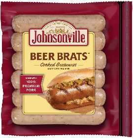 Johnsonville Beer Brats 14oz