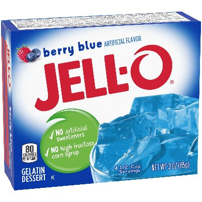 Jello-O Gelatin Berry Blue 3oz