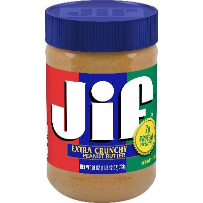 Jif Extra Crunchy Peanut Butter 28oz
