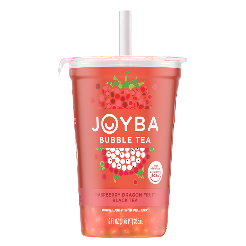 Joyba Bubble Tea Raspberry Dragon Fruit 12oz