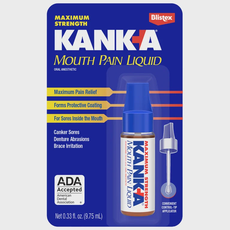 Kanka Canker Sore Pain Relief Medication .33oz