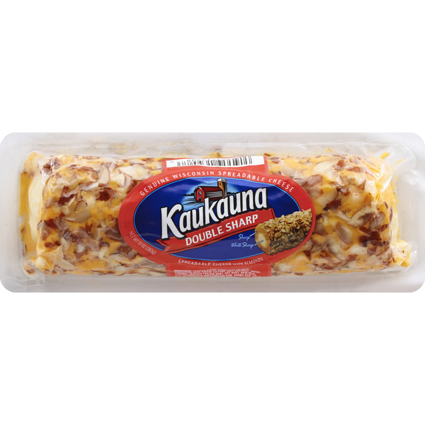 Kaukauna Double Sharp Cheese Log 6oz