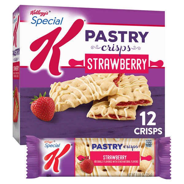 Kellogg's Pastry Crisps Strawberry 12pk