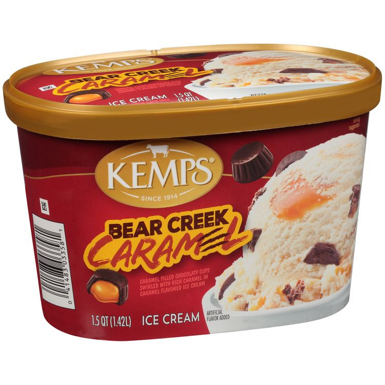 Kemps Bear Creek Caramel Ice Cream 48oz