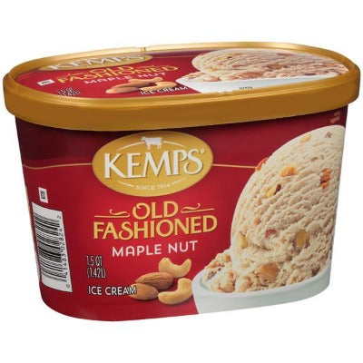 Kemps Old Fashioned Maple Nut Ice Cream 1.5qt