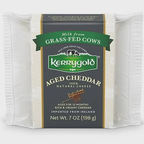 Kerrygold Irish Aged Cheddar Cheese Block 7 oz.