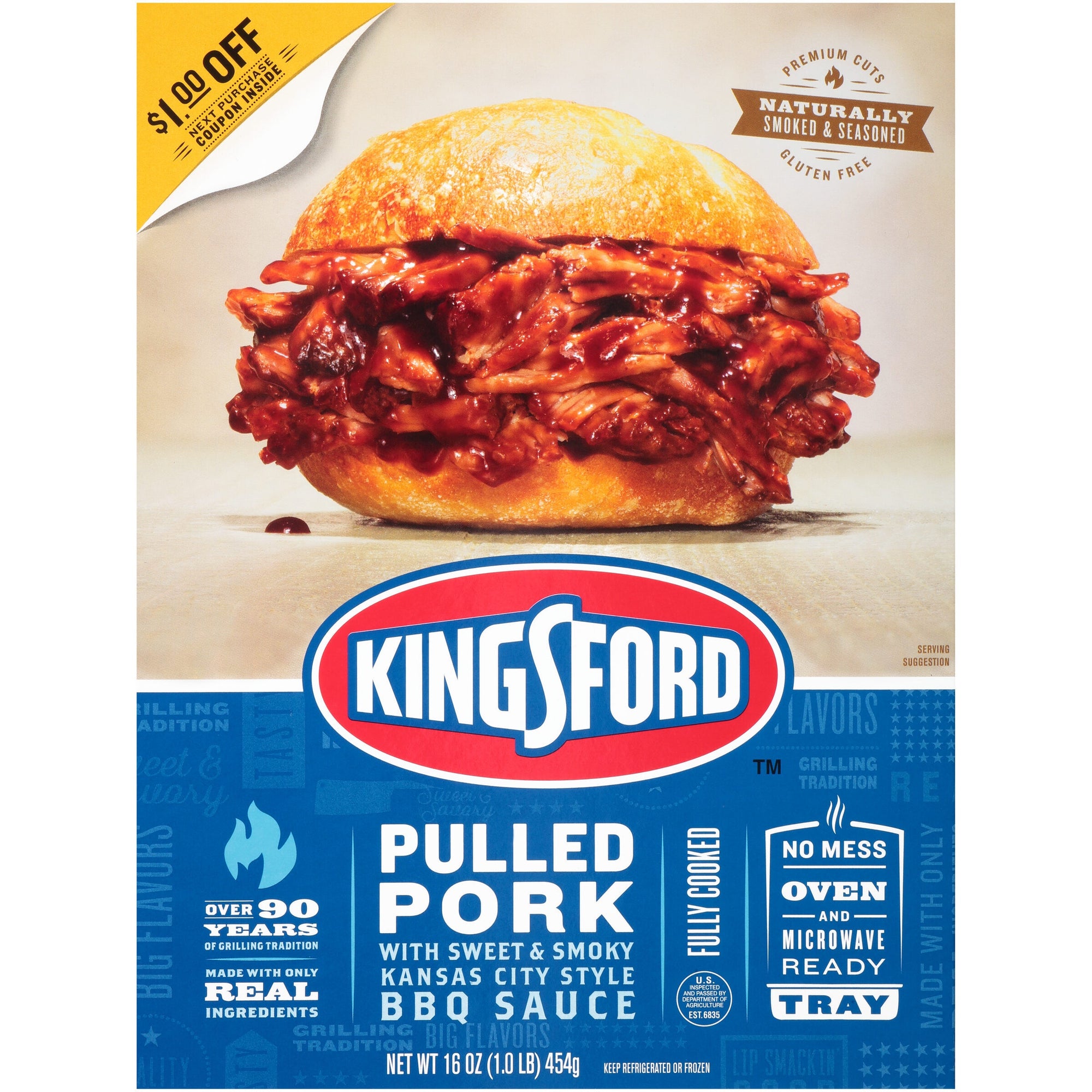 Kingsford Pulled Pork with BBQ Sauce 16oz