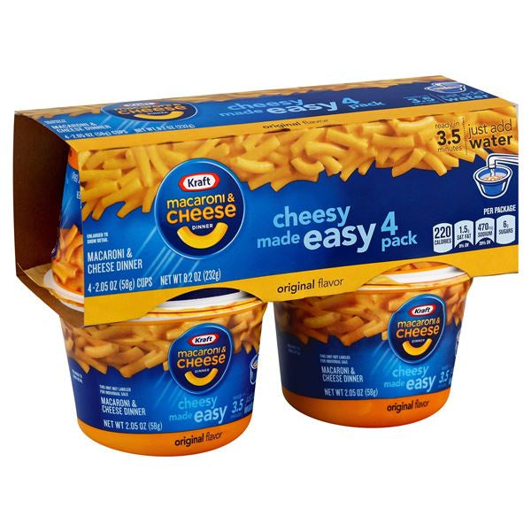 Kraft Ez Mac Original 4pk
