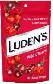 Luden Cough Drops.Cherry 30ct