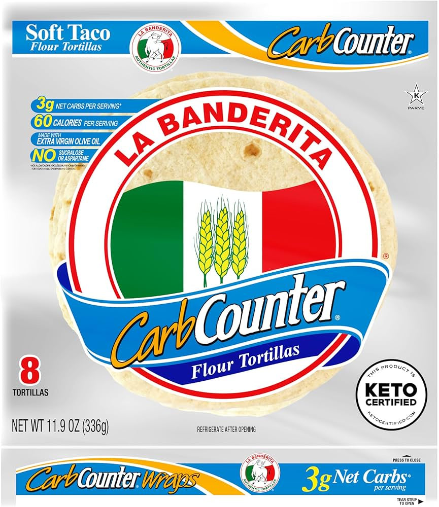La Banderita Carb Counter Tortilla 8ct