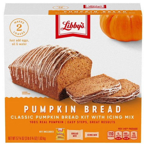 Libby Pumpkin Bread Kit 57.75oz