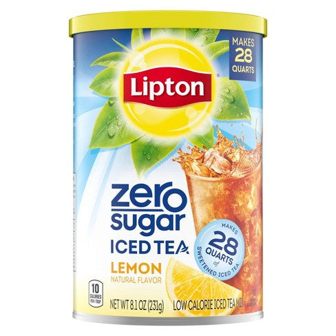 Lipton Zero Sugar Ice Tea Mix 8.1 oz