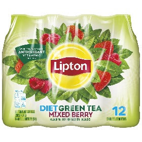 Lipton Diet Green Tea Mixed Berry 12pk