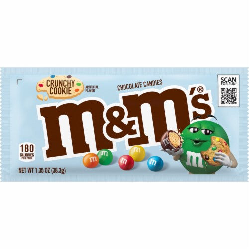 M&M Milk Chocolate Cookie Crunch Singles 1.35oz