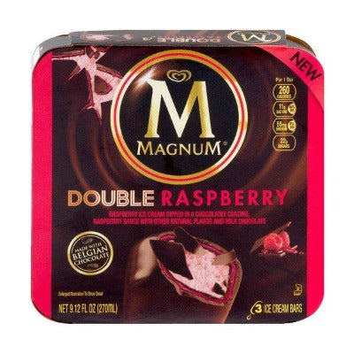 Magnum Double Rasberry Ice Cream Bar 3ct
