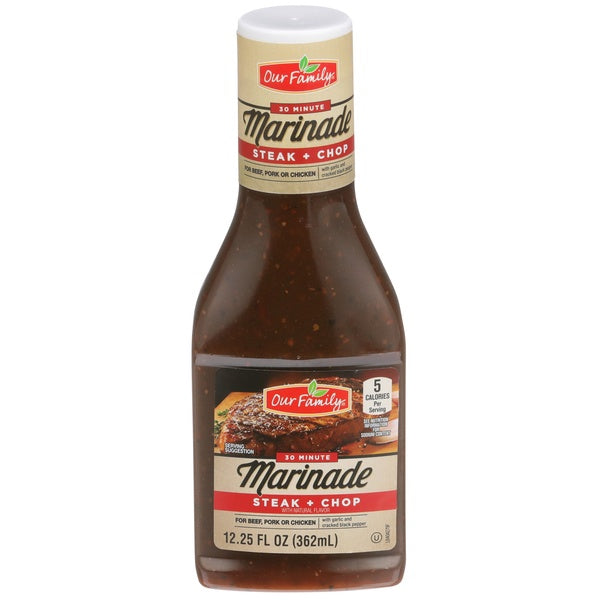 Our Family Steak & Chop Marinade 12.25oz