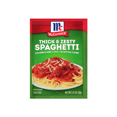 McCormick Spaghetti Sauce Thick & Zesty 1.37oz