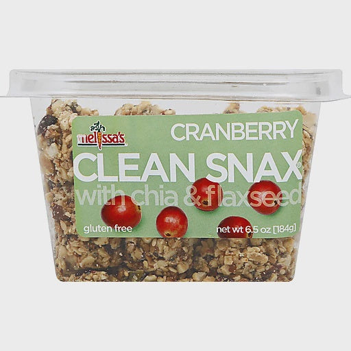 Melissa's Cranberry Clean Snax w/ Chia & Flaxseed 6.5oz