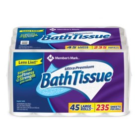 Members Mark Bath Tissue 45 rolls