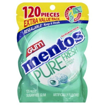 Mentos Pure Fresh Gum 120 pcs