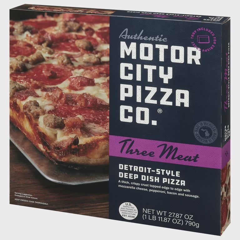 Motor City 3 Meat Deep Dish Pizza 27.87oz