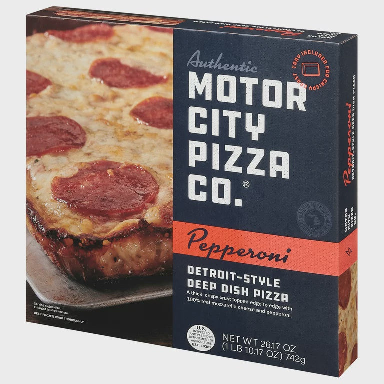 Motor City Pepperoni Deep Dish Pizza 26.17oz