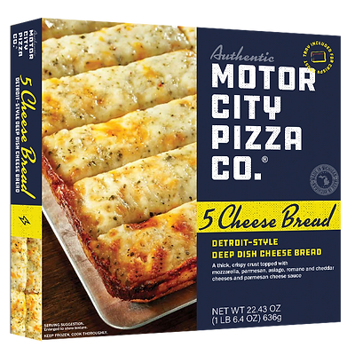Motor City Pizza 5 Cheese Bread 22.43oz