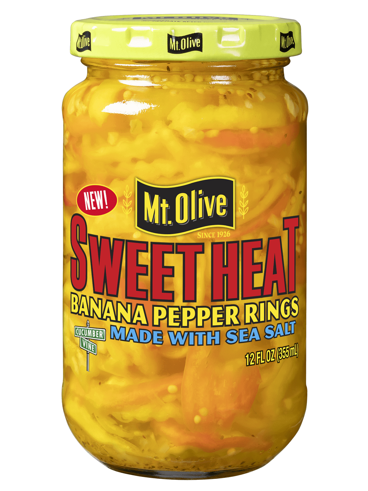 Mt Olive Sweet Heat Banana Peppers 12oz