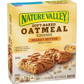 Nature Valley Soft Baked Oatmeal Squares Peanut Butter 6ct