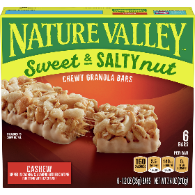Nature Valley Sweet & Salty Nut Cashew 6 bars
