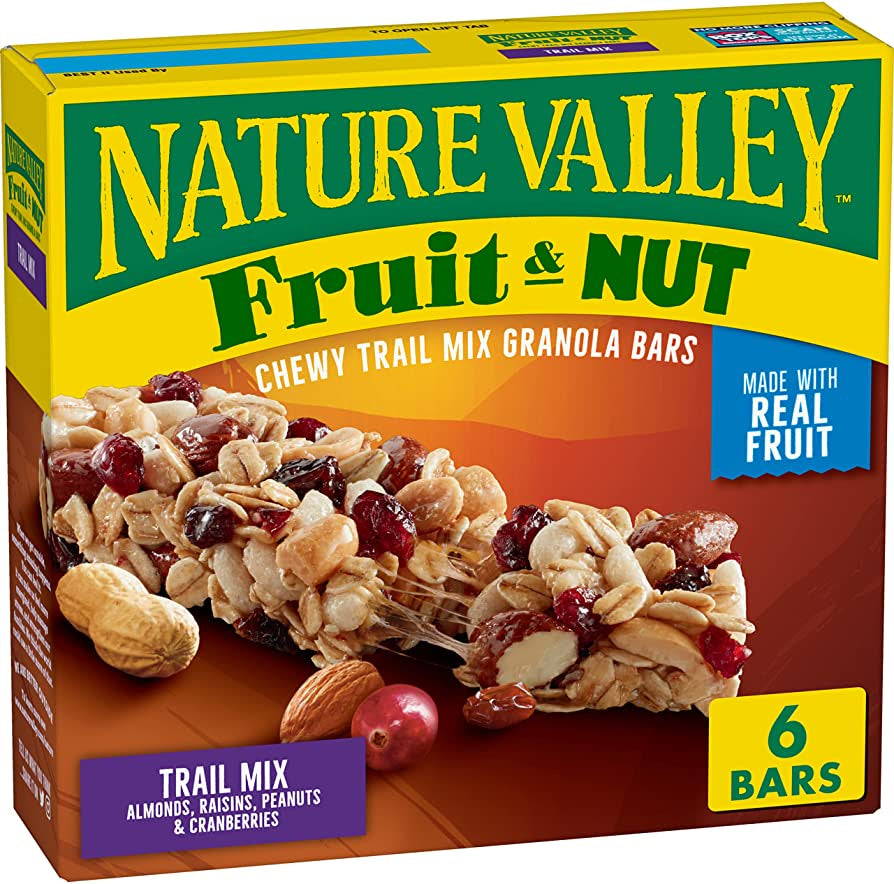 Nature Valley Fruit & Nut Chewy Trail Mix Granola Bar 6ct