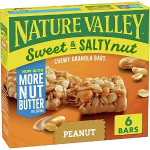 Nature Valley Granola Bar Sweet & Salty Granola Bars Peanut 6ct