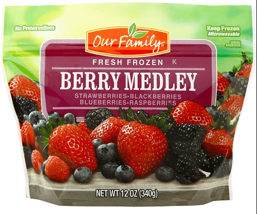 Our Family Frozen Berry Blend 12oz
