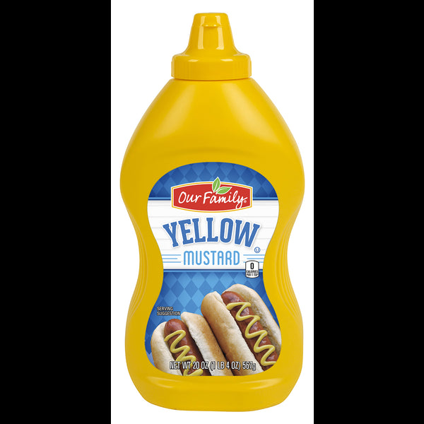 Our Family Yellow Mustard 20oz