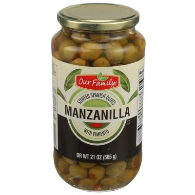 Our Family Manzanilla Stuffed Olives 21oz