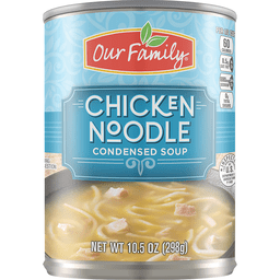 Our Family Soup Canned Chicken Noodle 10.5 oz