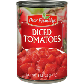 Our Family Diced Tomatoes 14.5oz